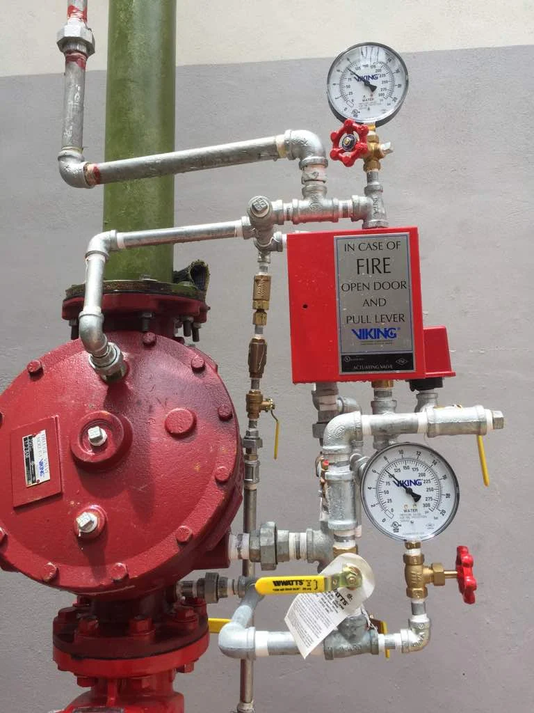 Fire sprinkler system installation